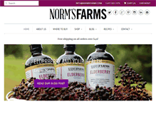 Tablet Screenshot of normsfarms.com
